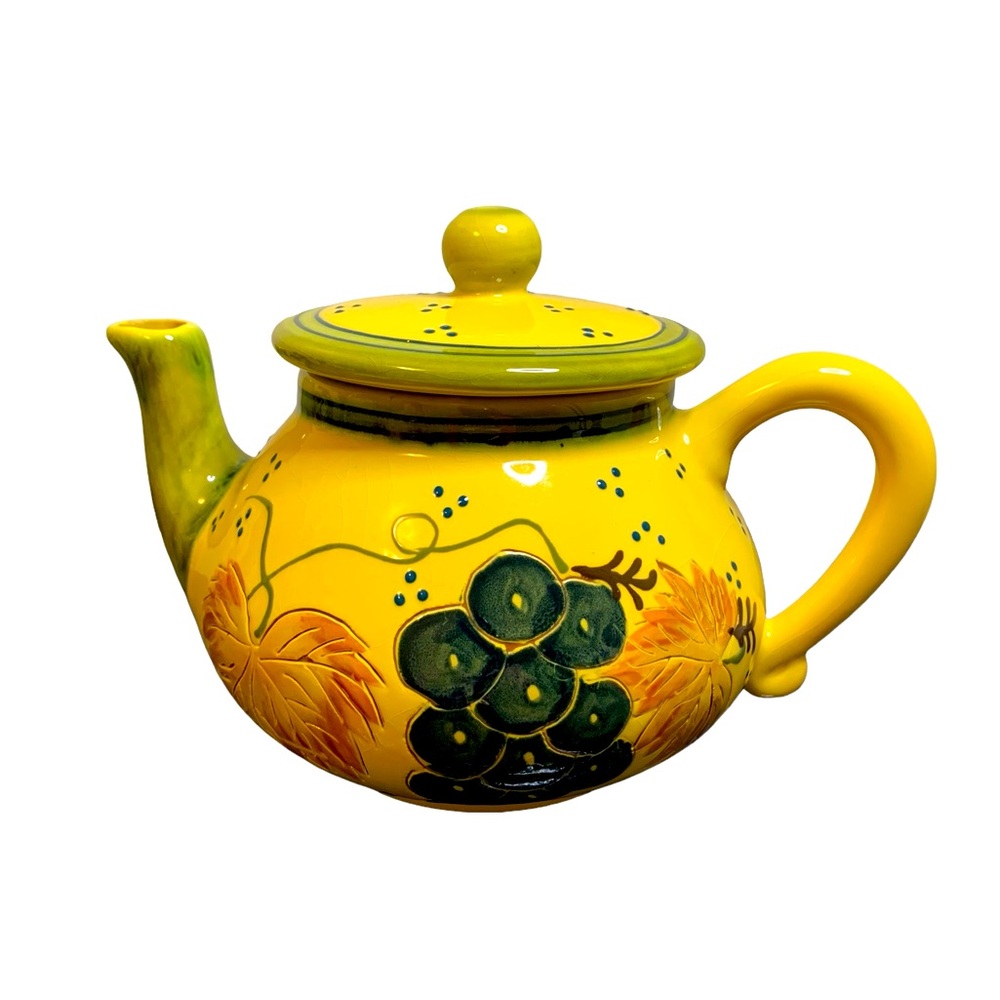 Blue Ridge ceramic teapot